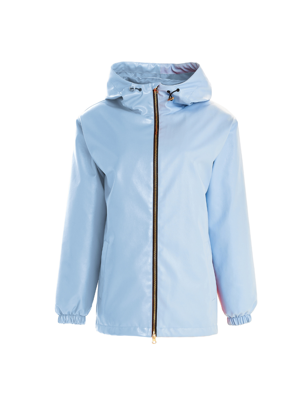 Hunter Capri Animal-Free Leather Raincoat