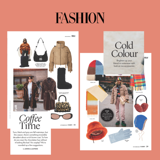 FREED products featured in Fashion magazine.