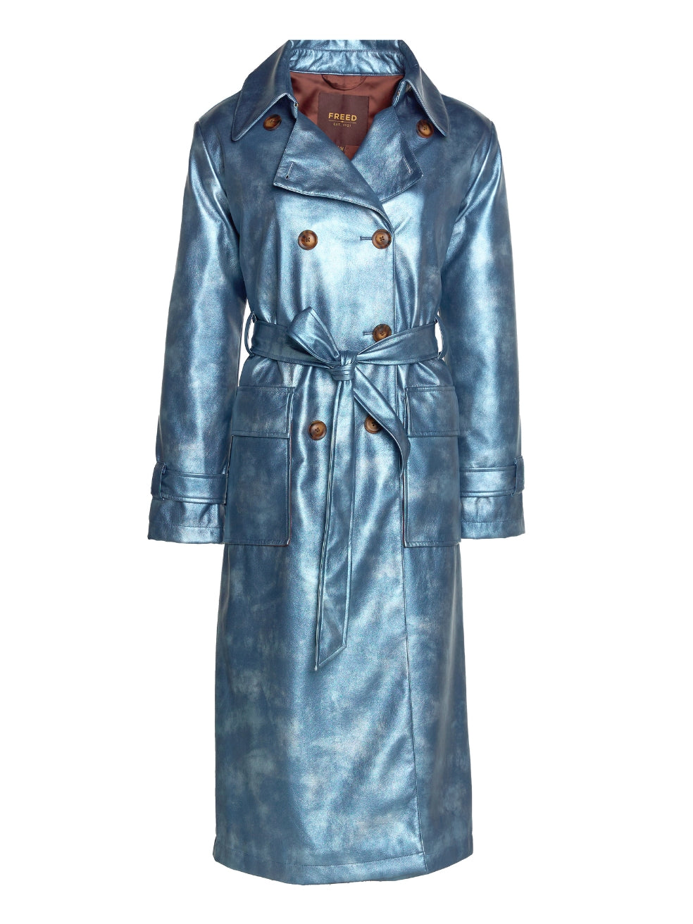Gina Bombay Animal-Free Leather Trench 