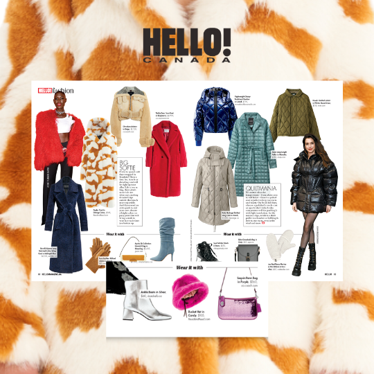 FREED products featured in Hello! Canada magazine.